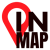 Red minimalist map pin logo